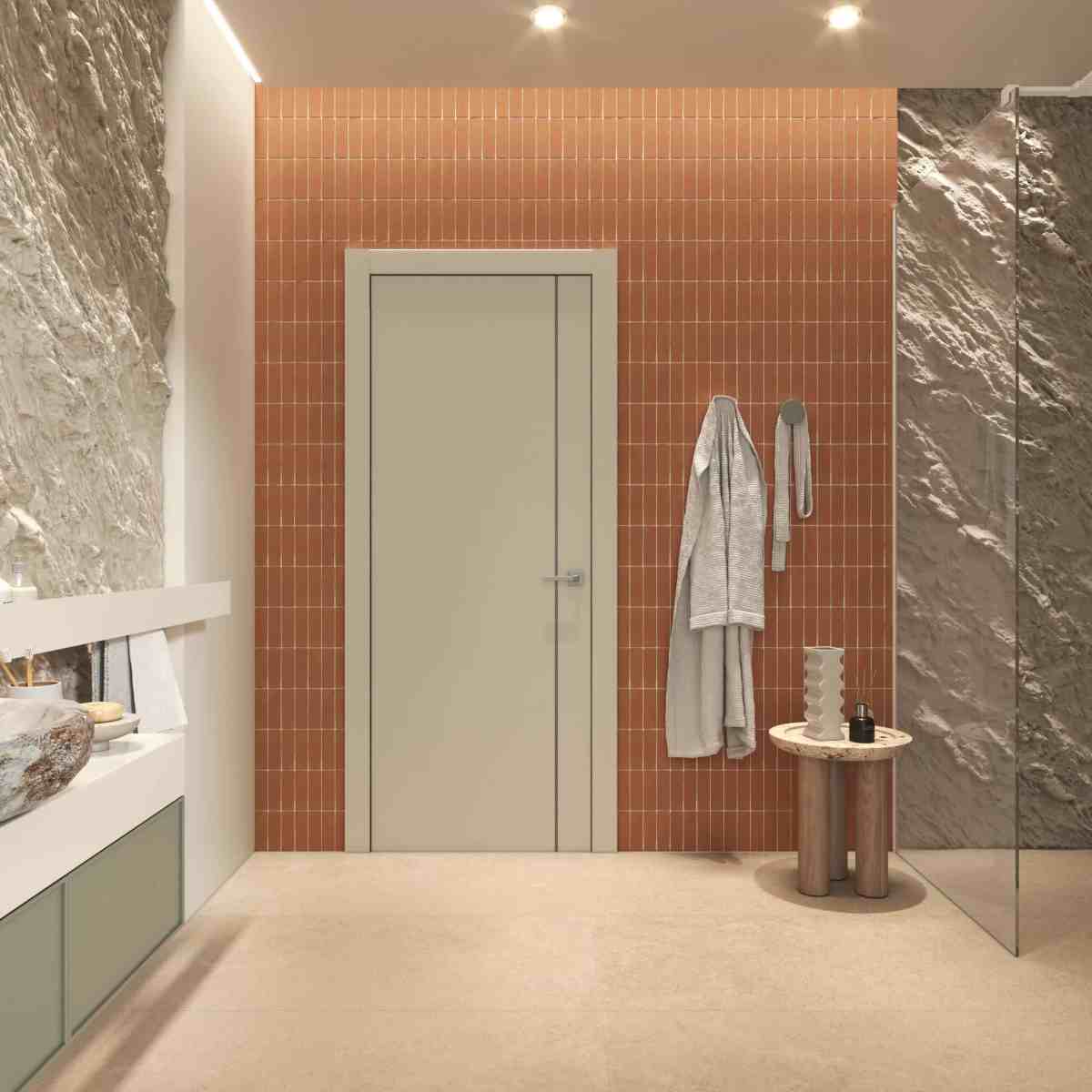 Terracotta wandtegels