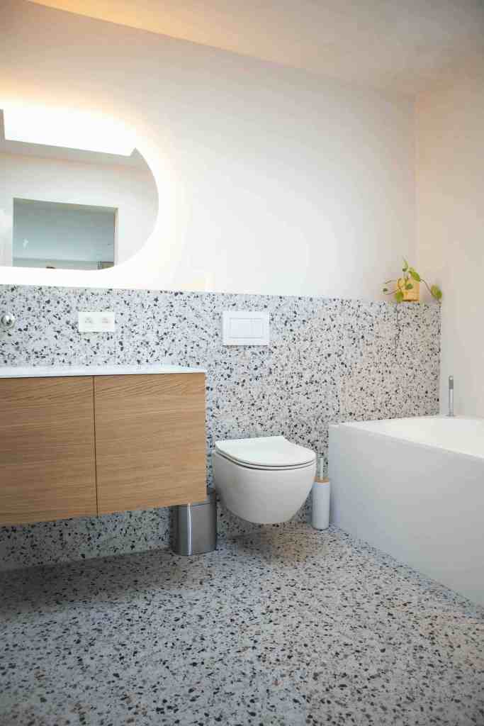 Terrazzo tegels badkamer Boudolf Tegels